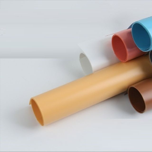 촬영 PVC 양면 무광 배경지 100x193Cm Orange 사진