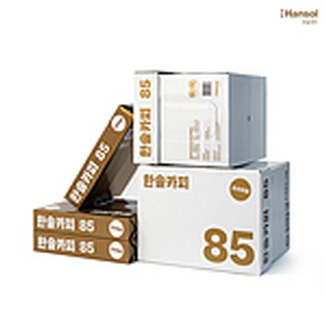 한솔 A4 복사용지 85g 2박스 2BOX 500매x10PK