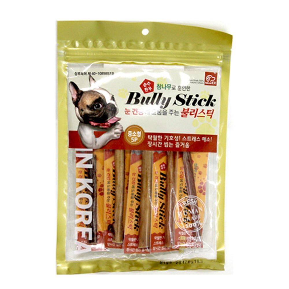 개껌 중소형 불리스틱 일상 5개입 반려견 오래씹는 간