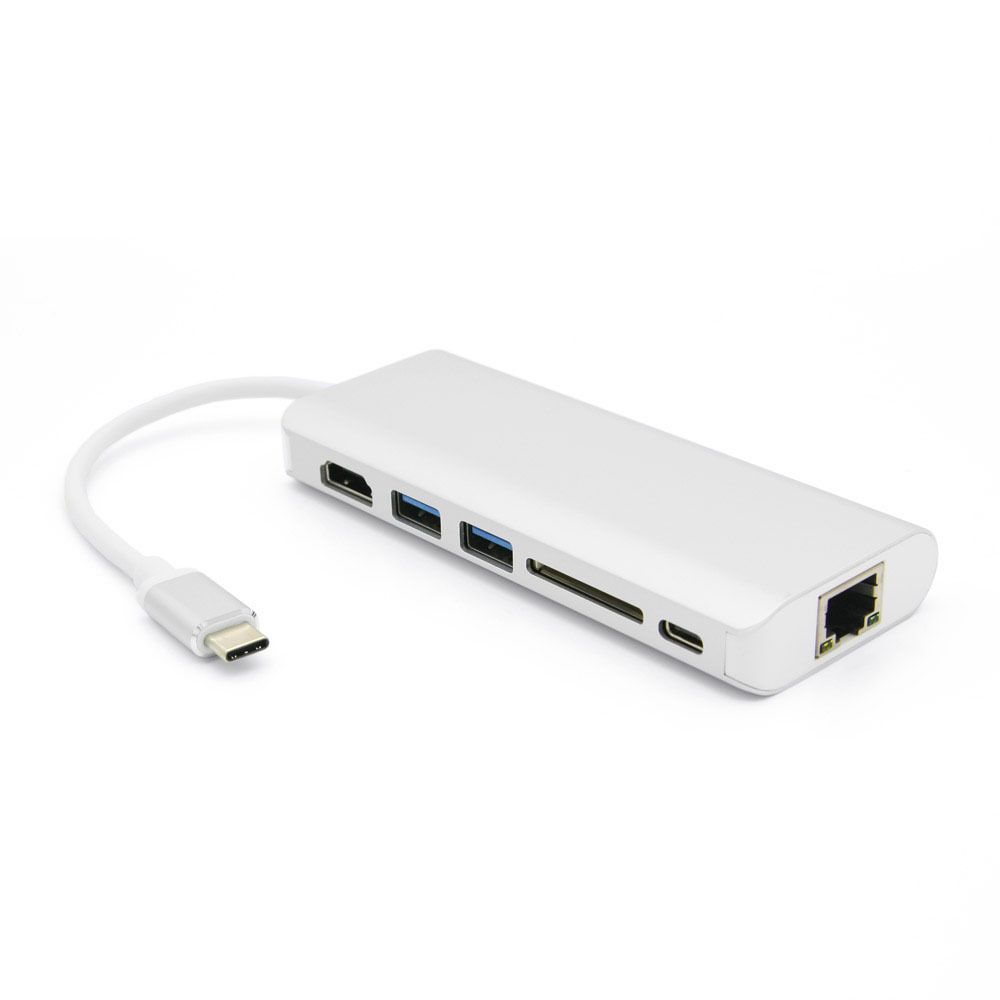 USB 3.1 컨버터 Type C HDMI 기가비트 랜 USB 3.0 2P