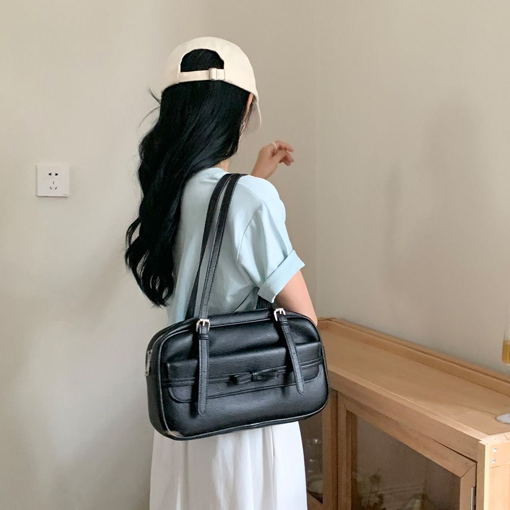 여성 보스턴 리본 럭셔리 고급 숄더백 직장인 가방
