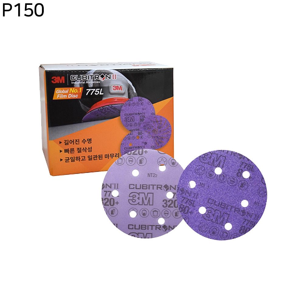3M 775L 큐비트론2 후킷 필름디스크 127mm 6H 150방
