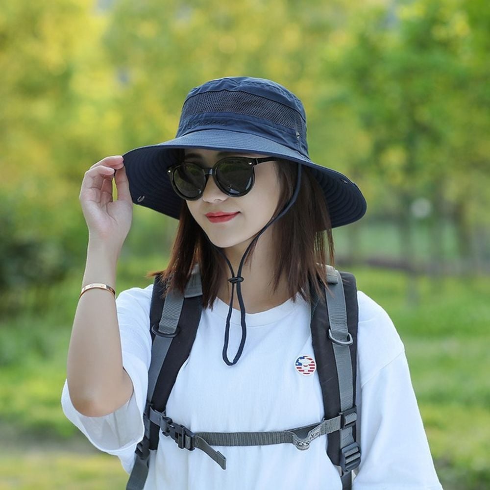 유니햇 여성 벙거지모자등산 야외 운동 메쉬