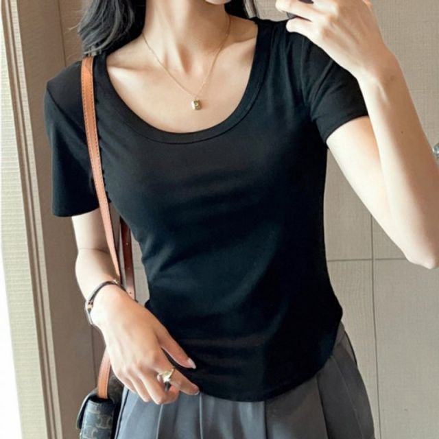 얇은 봄여름 반팔티셔츠 기본