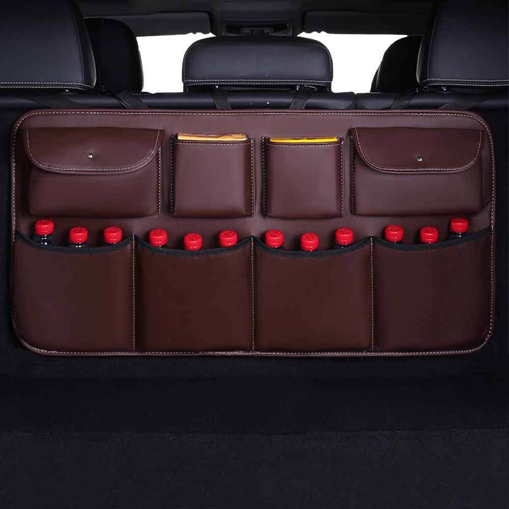 자동차 가죽 트렁크 포켓 정리함 그물망 수납 C타입