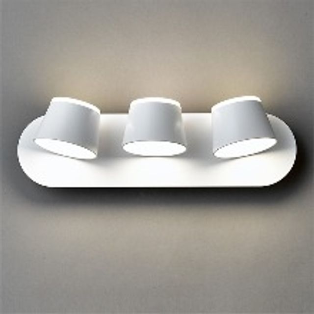 LED 에코 머그컵 3등 벽등 화이트 25W 플리커프리