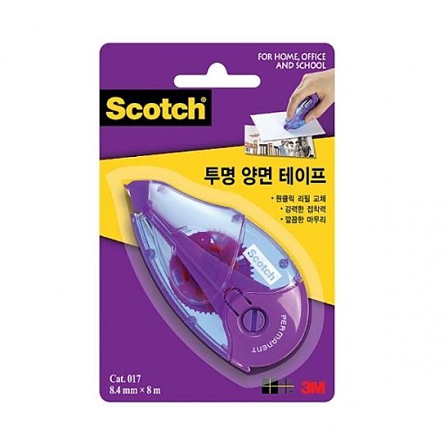 3M 스카치양면테이프 017D.8.4mmX8mm