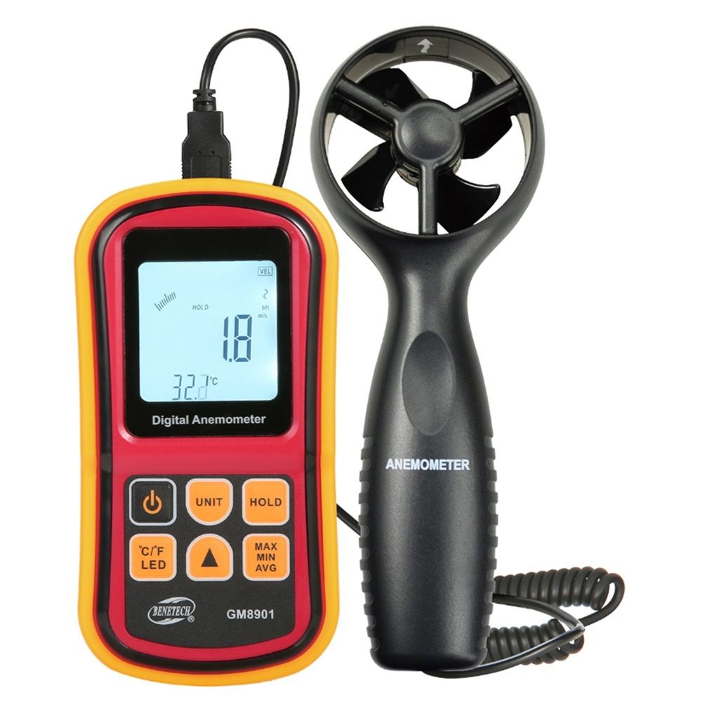 디지털풍속계 B-GM8901 0~45m/s 풍속 온도측정 분리형