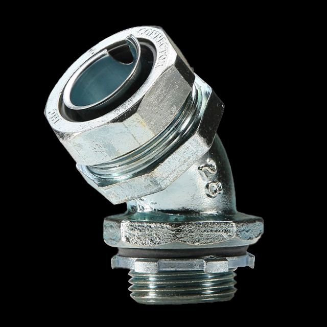 아연콘넥타 45도 54MM