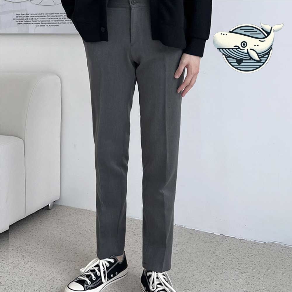 슬림핏 스판 일자 남자 슬랙스 봄가을 사무실