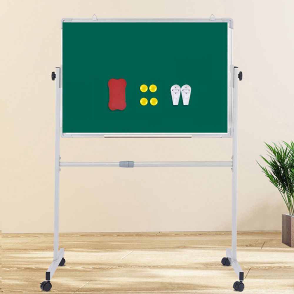 90cmx60cm 간이 화이트보드 이동식 그린 단면