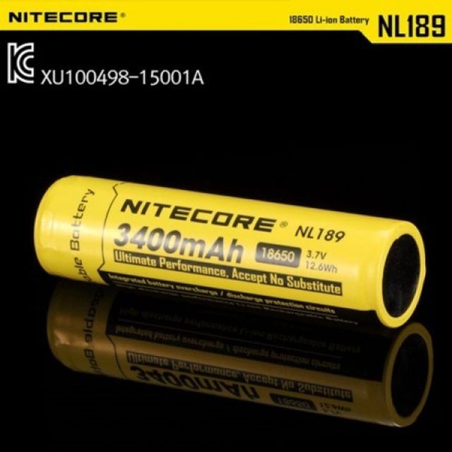3100Mah NL188 18650배터리 충전 리튬이온 나이트코어