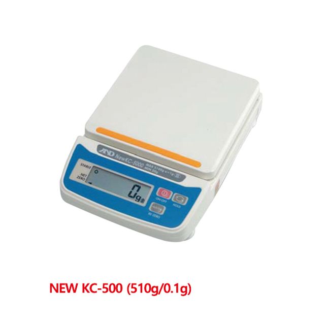 에이엔디 전자저울(단순중량) NEW KC_500(510g_0.1g)