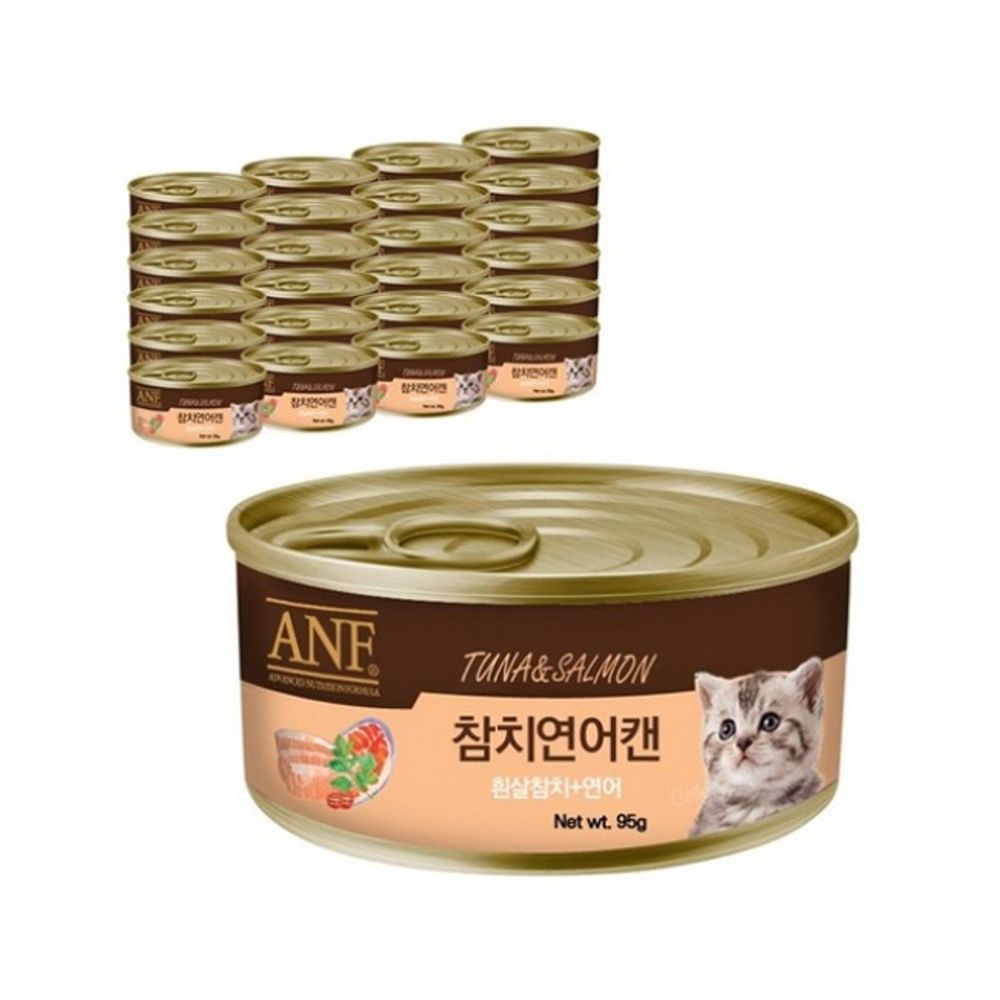 ANF 고양이 스타일 참치 연어 습식 고품질 95g 24개