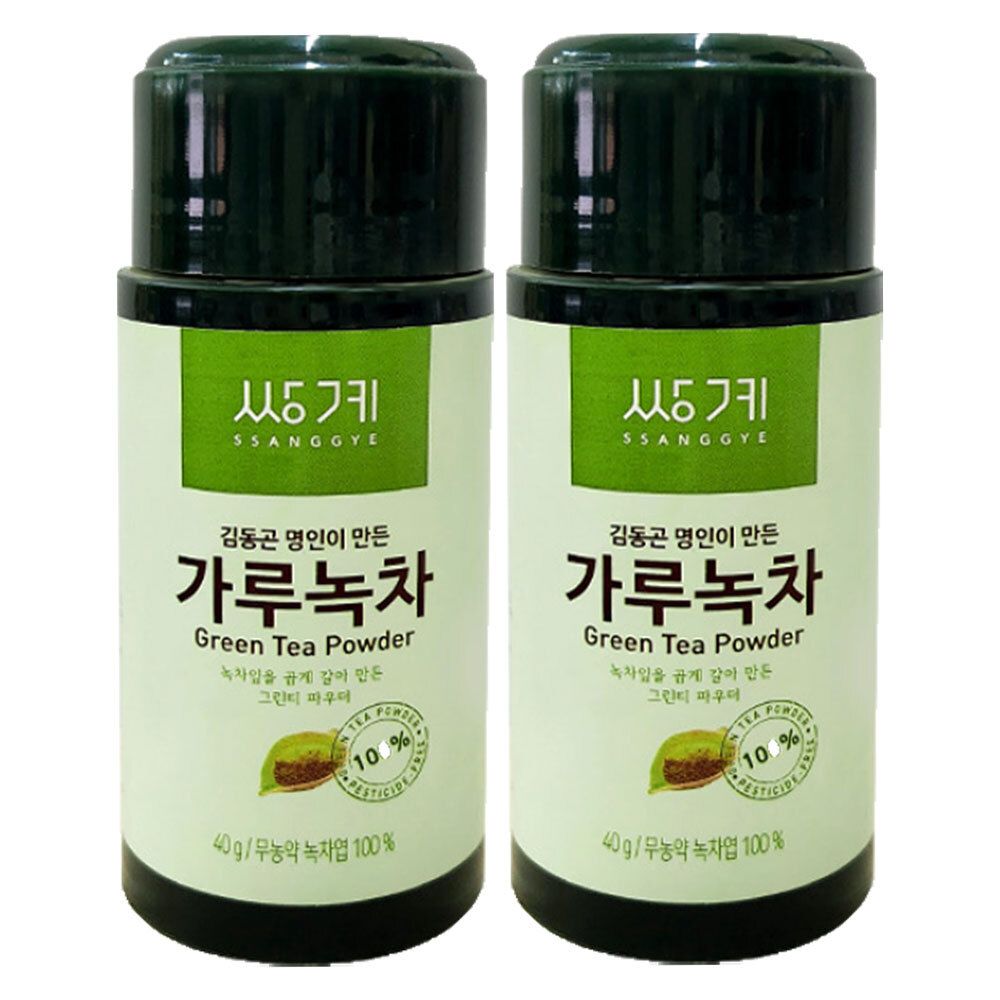 쌍계명차 가루녹차 80g (40gx2개)