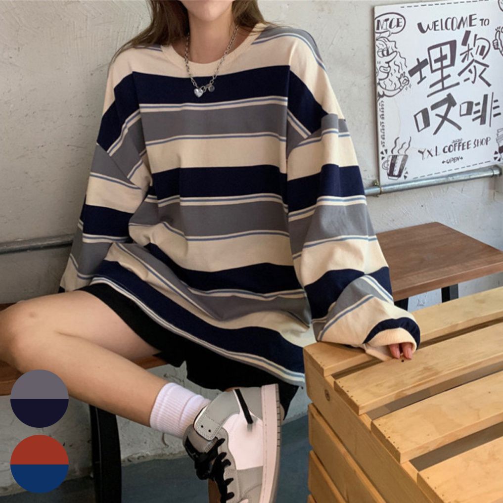 여성의류 빅사이즈미시옷 루프단가라오버박스티 중