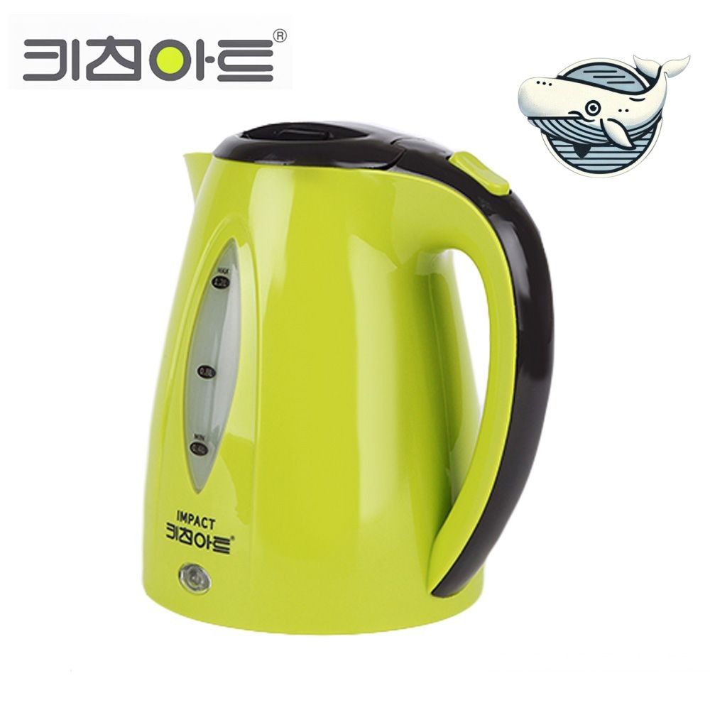 임팩트 그린 무선 주전자 1.2L 섬세한