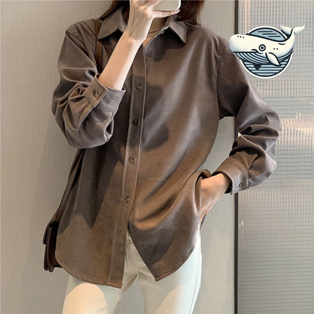 가을 출근 캐주얼 코듀로이 셔츠 오피스 데일리