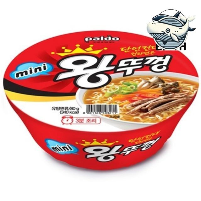 간편식 왕뚜껑 컵라면 80g 16개 묶음 박스