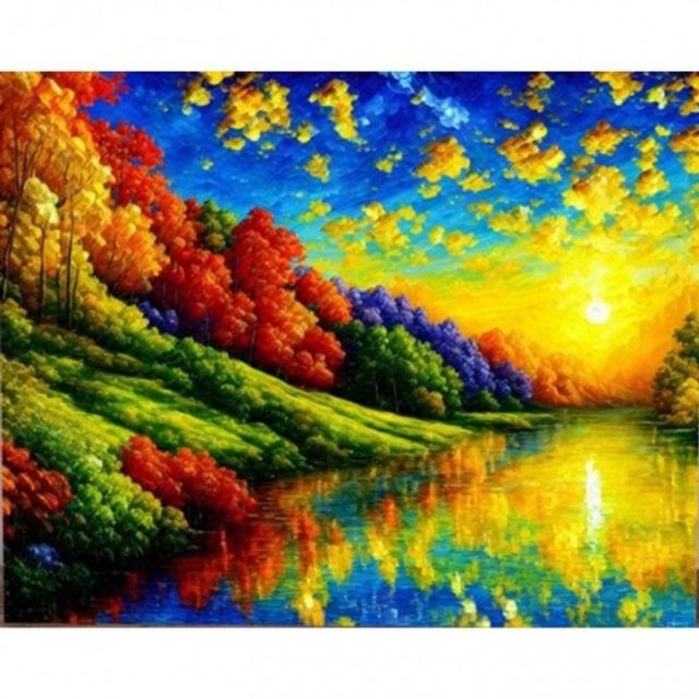 명화그리기 키트 유화 그림 그리기