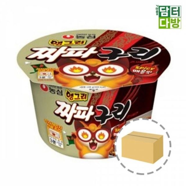 큰사발 16컵 농심 1BOX 앵그리짜파구리 짜파구리큰사