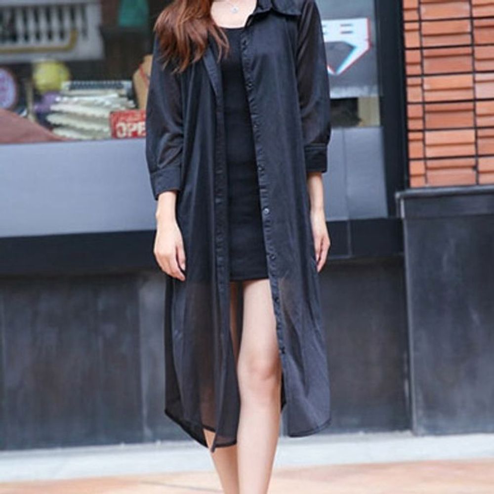 남방 롱 G 여성블라우스 여성옷 셔츠 블라우스