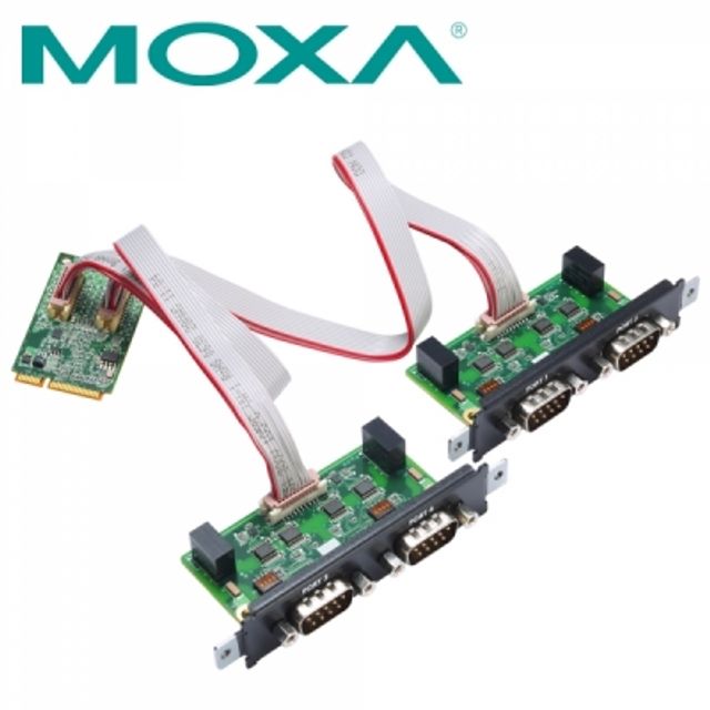 MOXA CP-104N-I-T Mini PCI Express 4포트 RS232 아