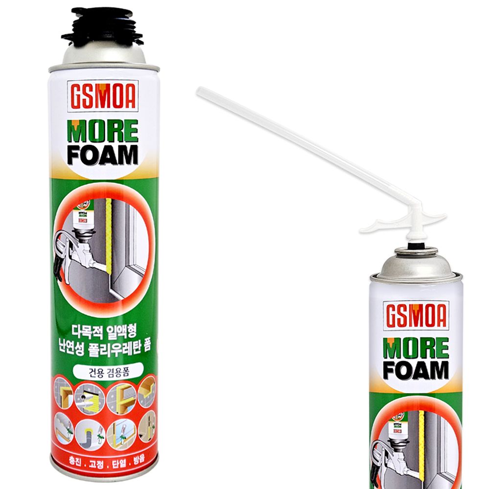 GSMOA 모아 폴리우레탄폼 750ml 발포우레탄 난연 단열