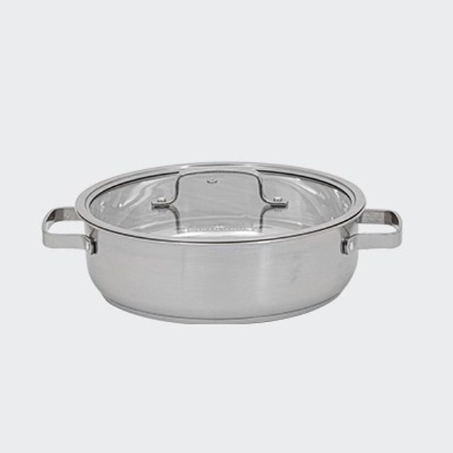 쿨샵 퀸센스 세련된 IH스텐레스 인덕션전골냄비 24cm