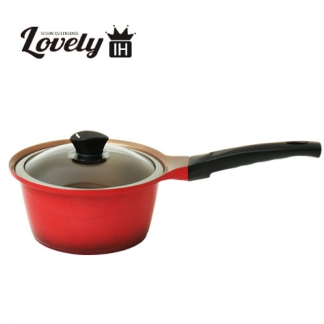 퀸센스 러블리 IH 세라믹 편수냄비 18cm (인덕션겸용)