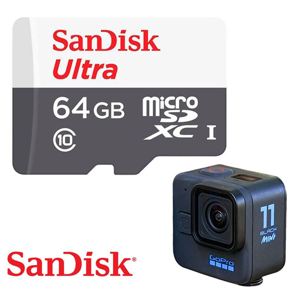 고프로11 미니 호환 SD카드 64GB 메모리 저장 카드