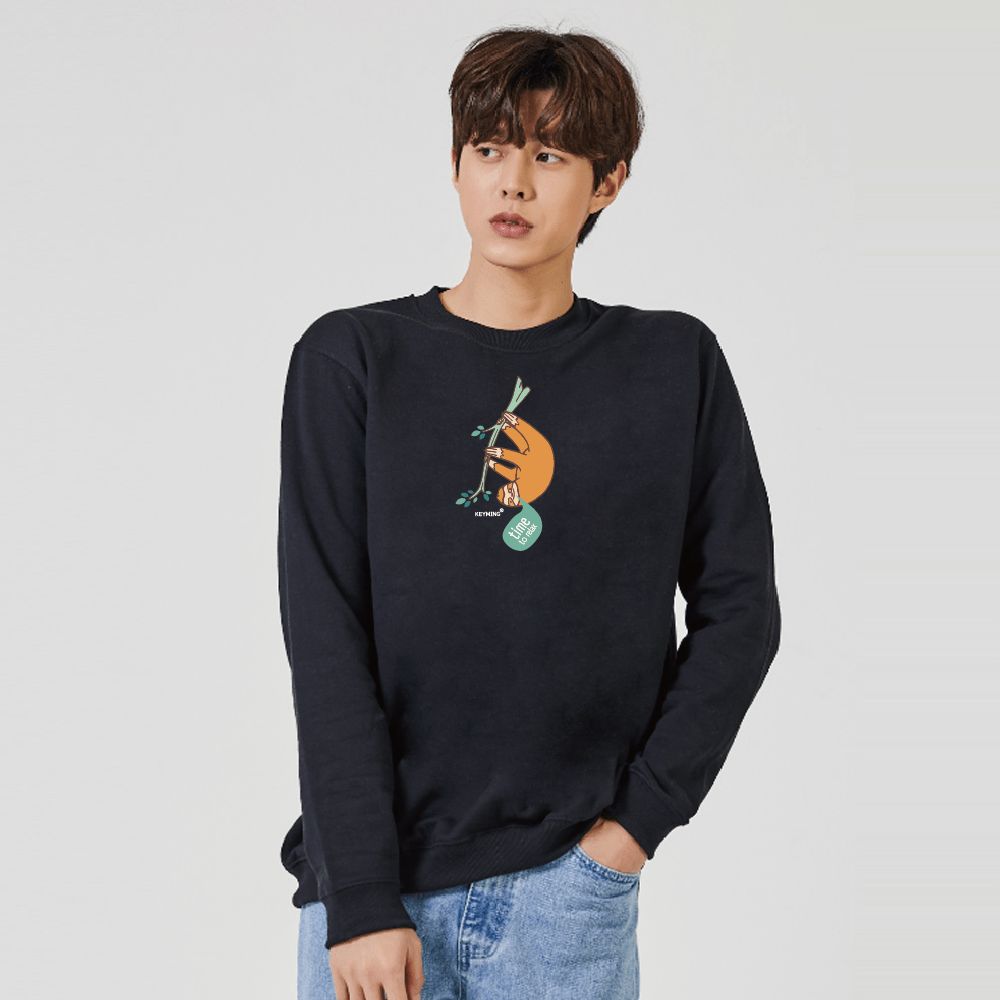 키밍 time to relax 나무늘보 맨투맨 후드티