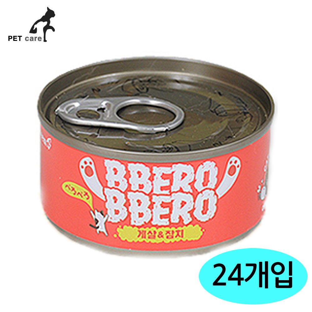 24개세트 게살.참치 빼로빼로 80g