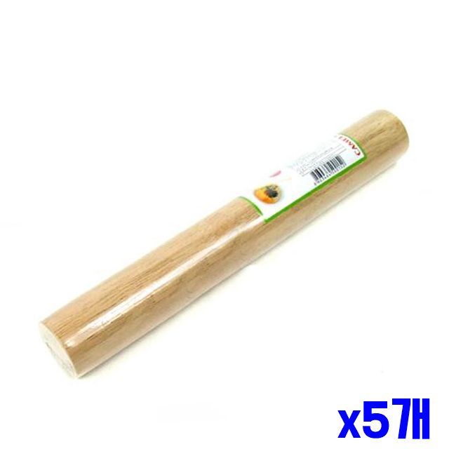 고무나무 x5개 소형 30cm 원목 밀대 면밀대