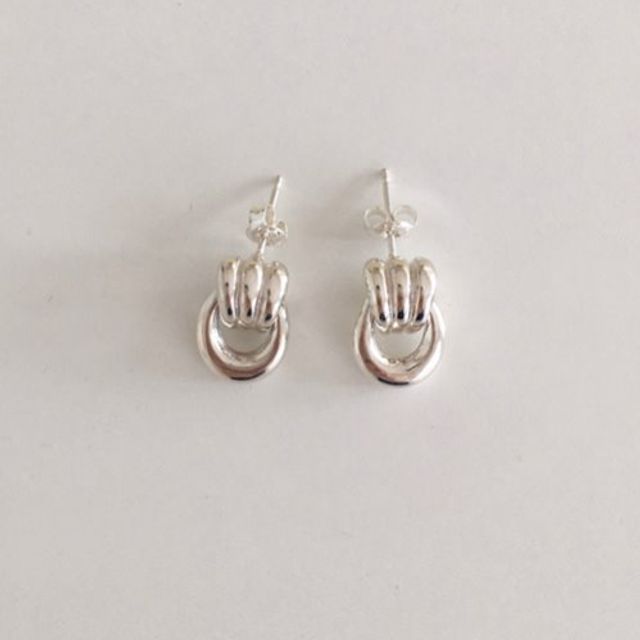 (silver925) pose earring