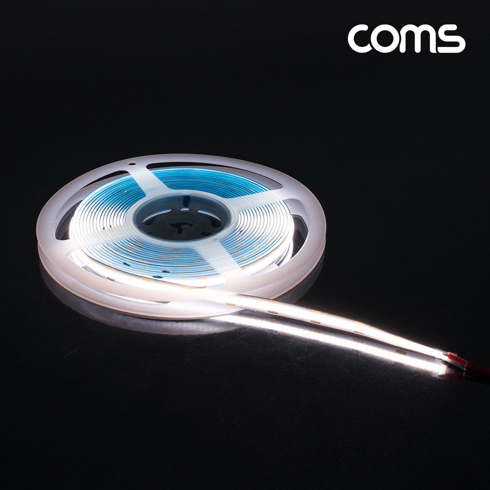 (COMS) DC 12V 슬림형 LED 램프 줄띠(5M) White