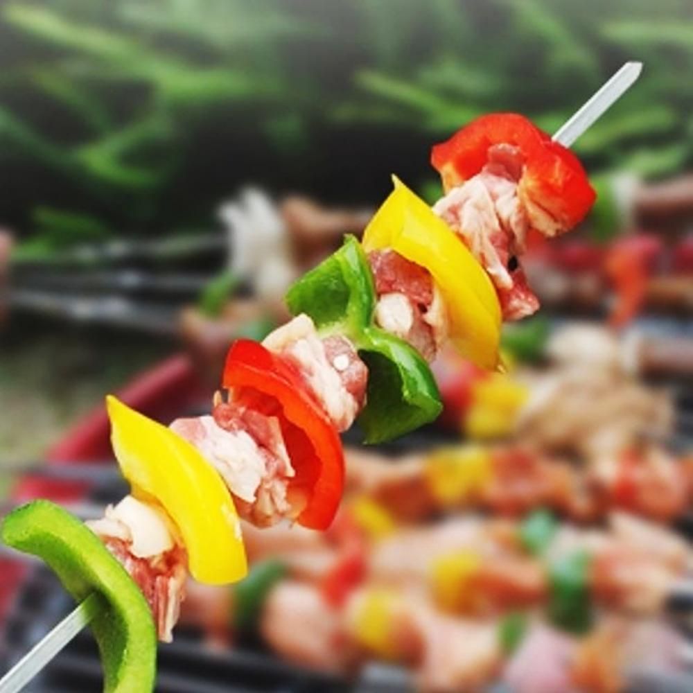 꼬치 10개입 세트 일자형 캠핑 구이