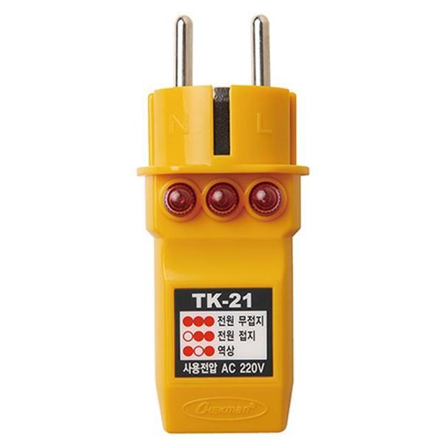 콘센트 접지확인 시험기 TK-21 AC2 200V_1분간 (1EA)