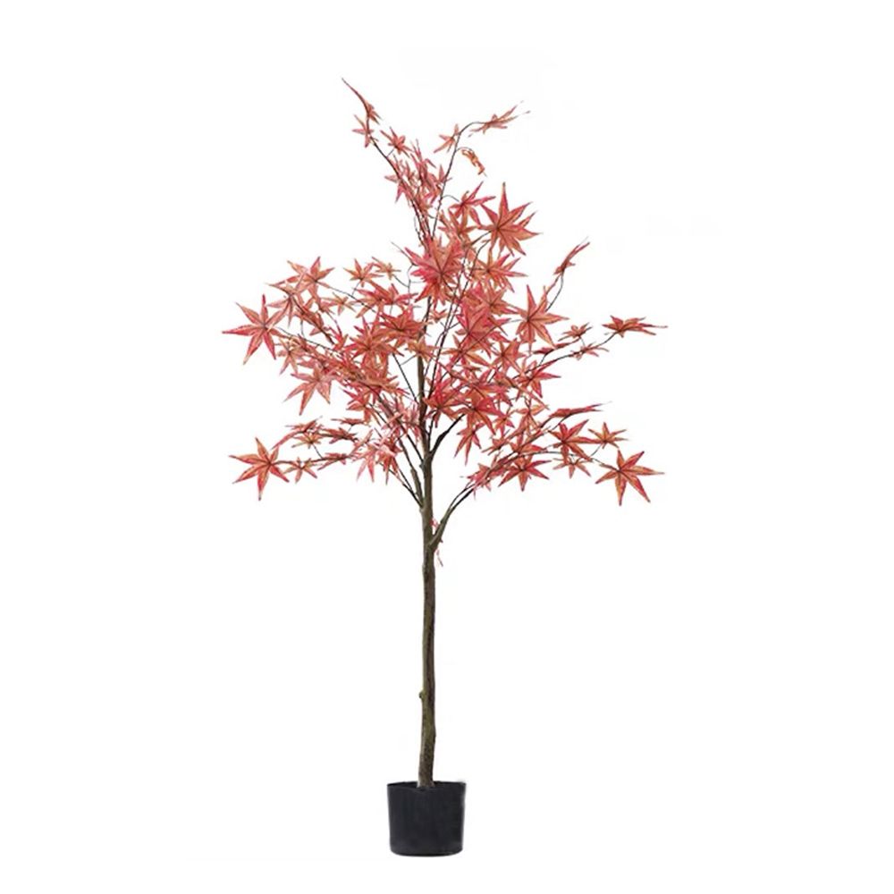 시들지 단풍나무 않는 레드 조화 150cm