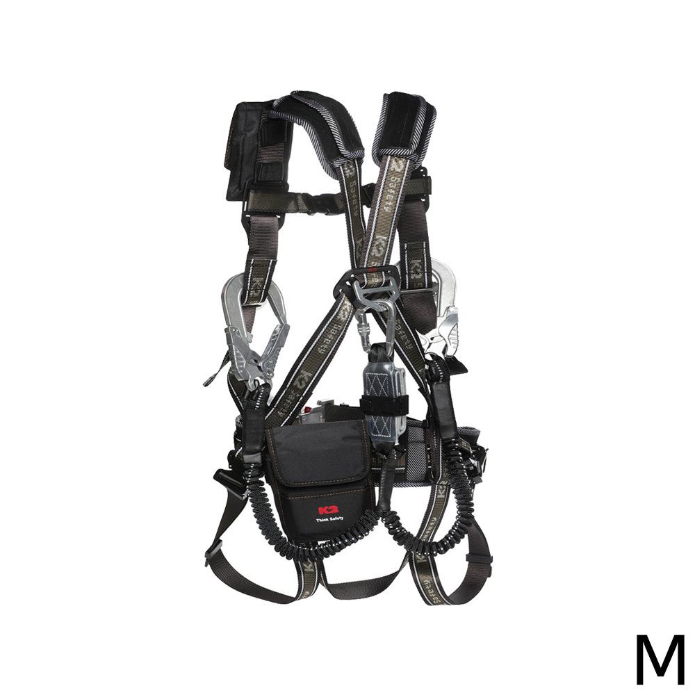 K2 세이프티 전체식벨트 KB-9201 브라운 더블엘라 M