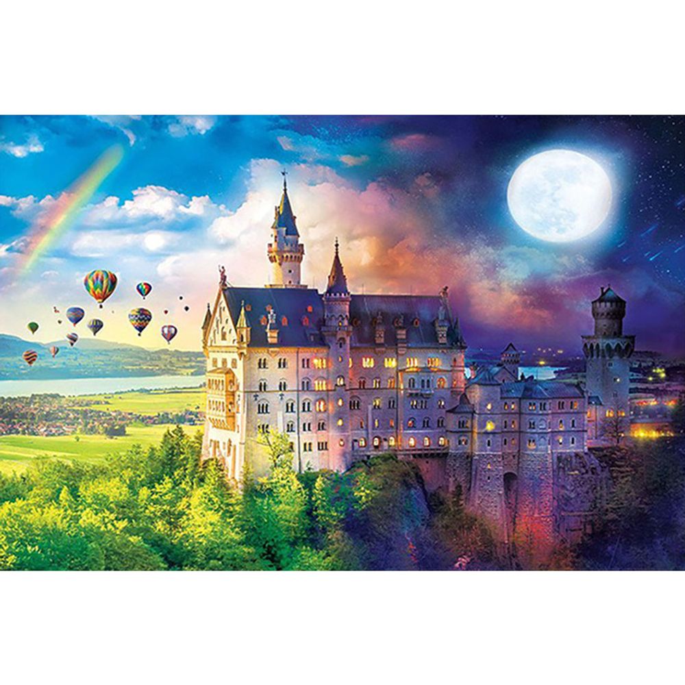 마법의 성 (패브릭형) 보석십자수 40x60