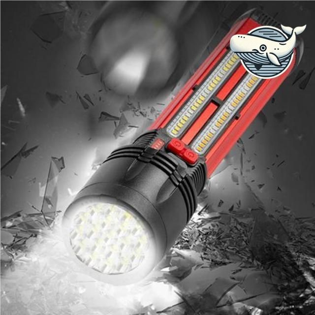 다용도 LED 손전등 태양열 충전 휴대용 조명