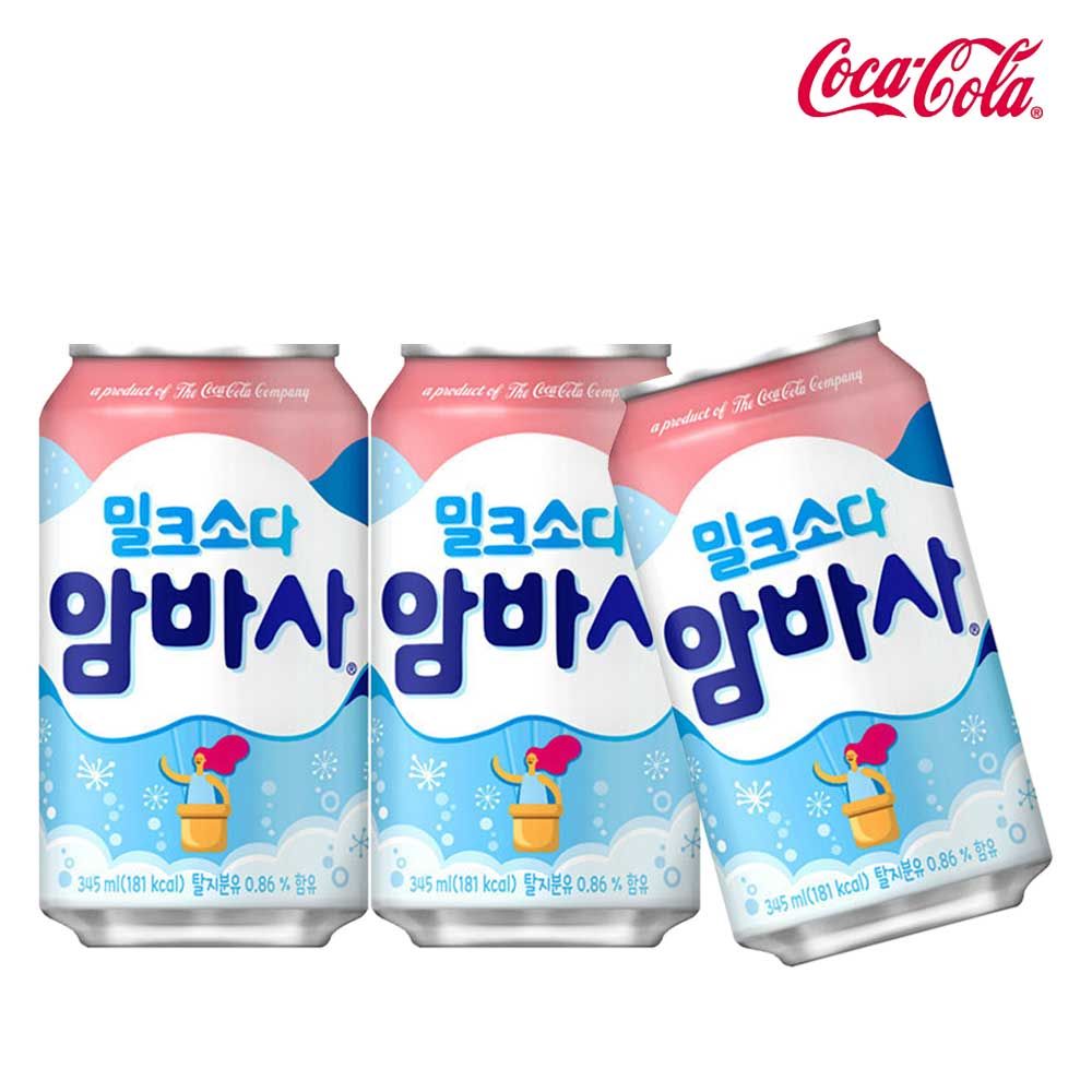 암바사 355ml X 24개 탄산음료/밀크소다/혼합음료