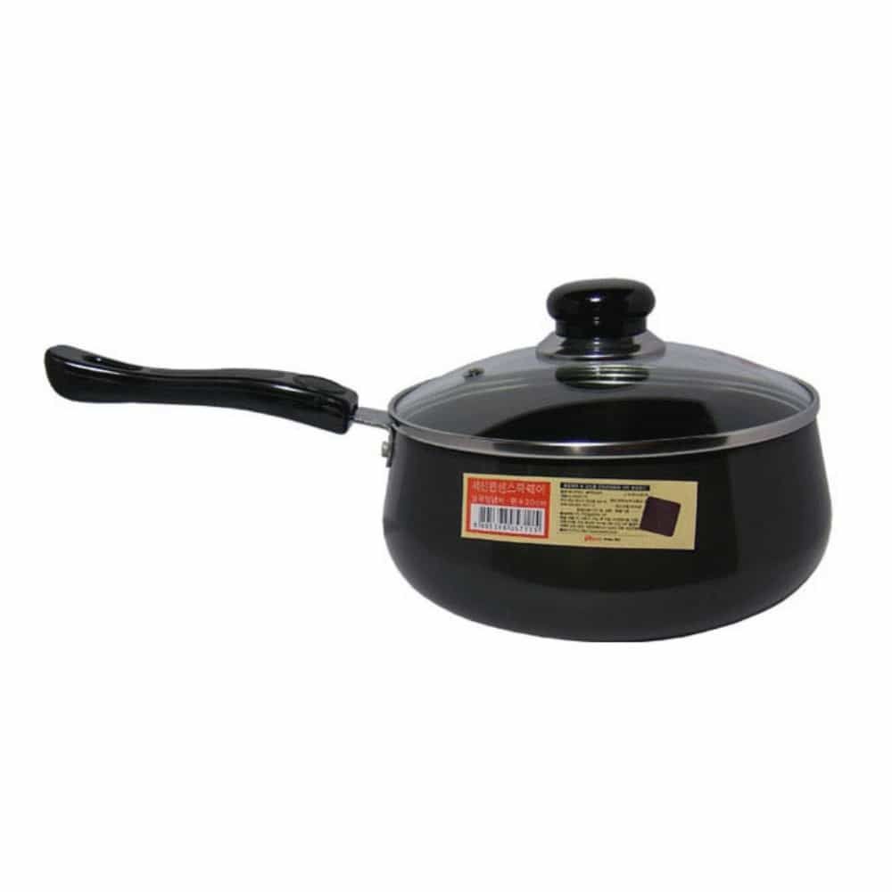 유리 경질 편수냄비 16cm 식당냄비 주방기구