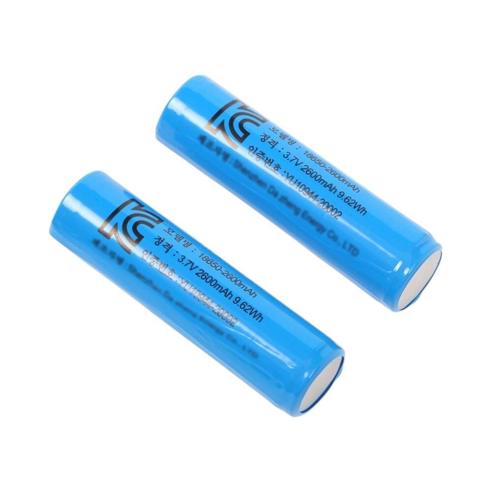 2600mAh 18650 리튬이온 배터리 (2p 스몰캡) JT03