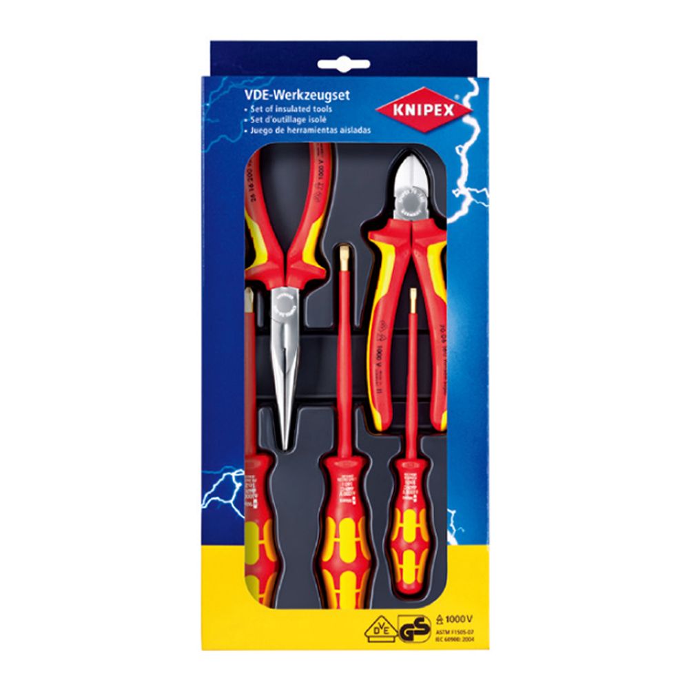 KNIPEX 공구세트(절연5pcs)_00-20-13 5종 플라스틱