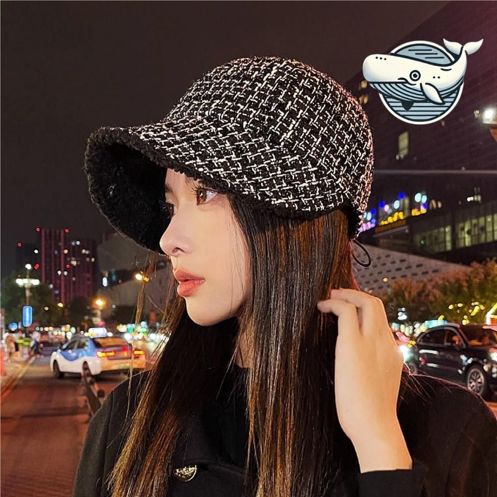 트렌디 양털 버킷 모자 겨울 따뜻한 방한용 캡