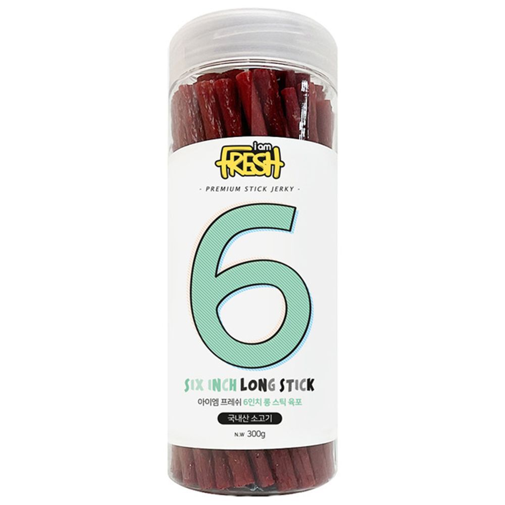 반려견 소고기 간식 일상 300g 1P 롱스틱 육포 촉촉