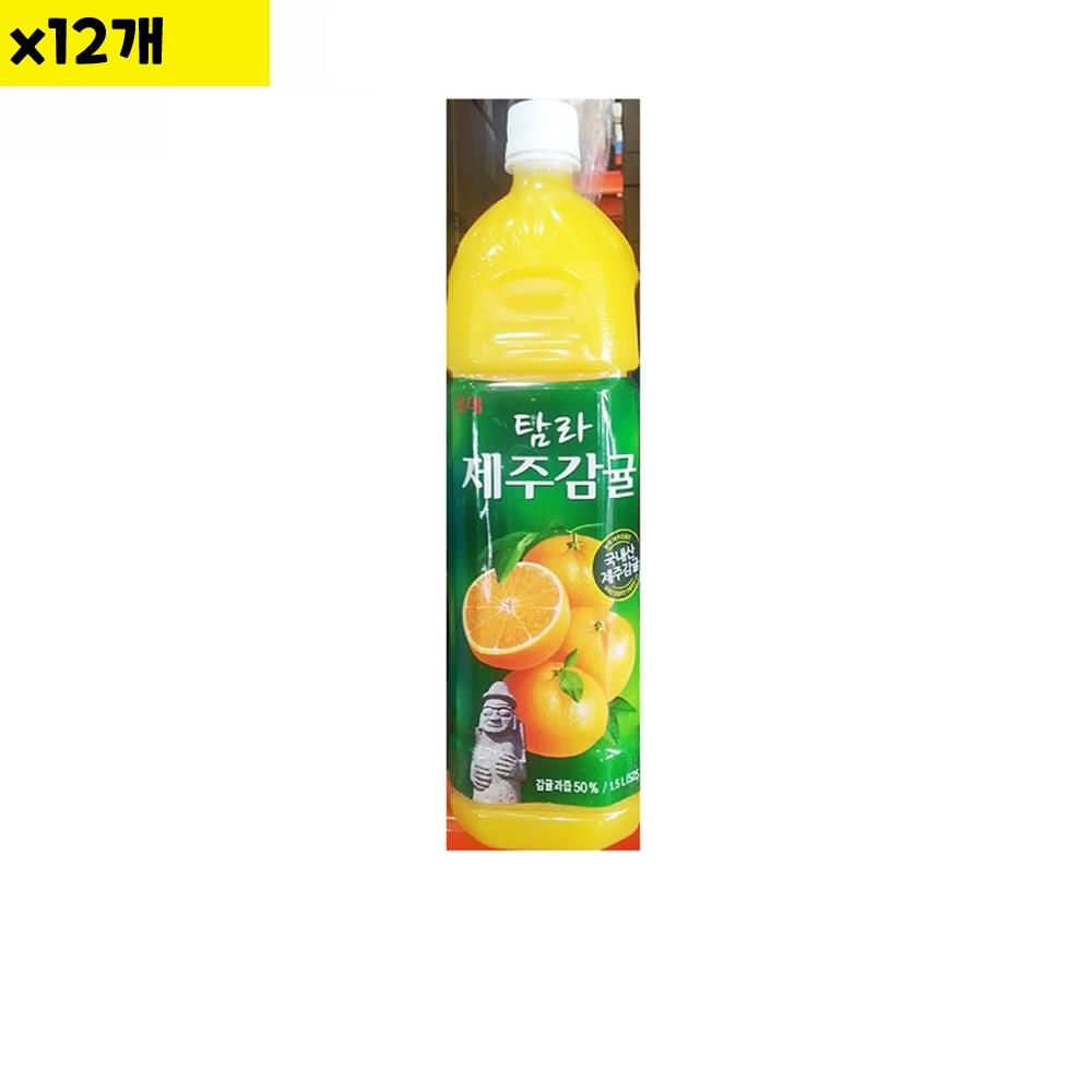 식자재 식재료 도매 제주감귤주스 롯데 1.5L x12개