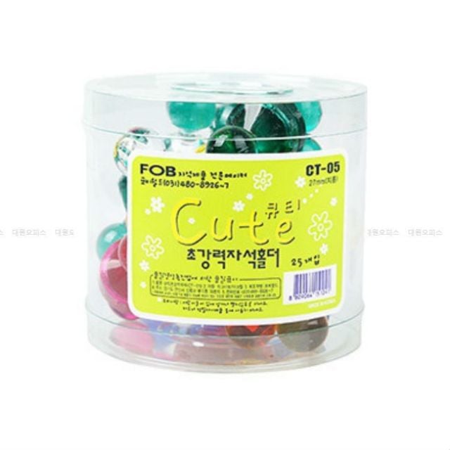 초강력 큐티 자석홀더 (특대) CT-05 칠판 사무용자석